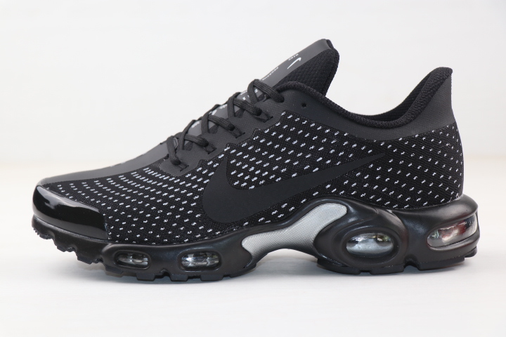 2021 Nike Air Max Plus Mesh Black Running Shoes